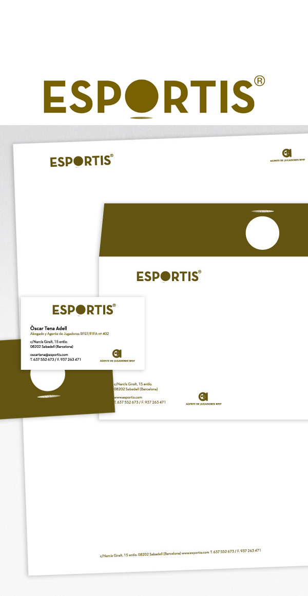 Esportis. diseño gráfico