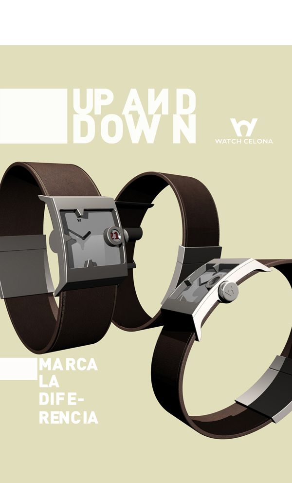 Reloj UP&DOWN. Diseño Industrial